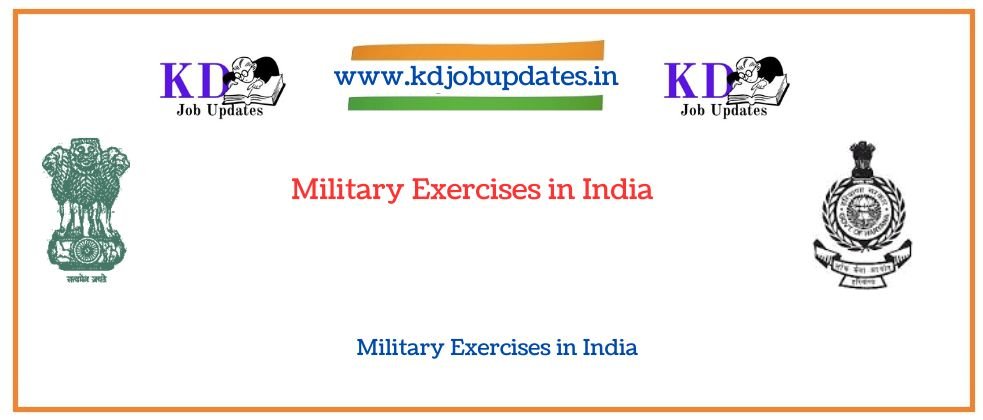 Military Exercises in India