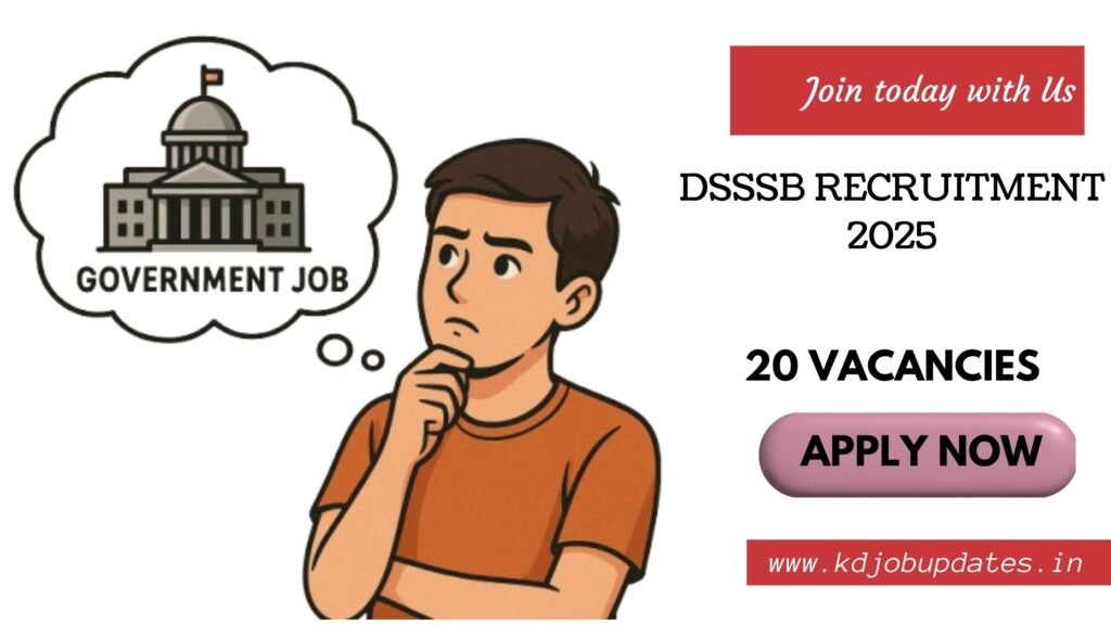 DSSSB Recruitment 2025 – Apply Online