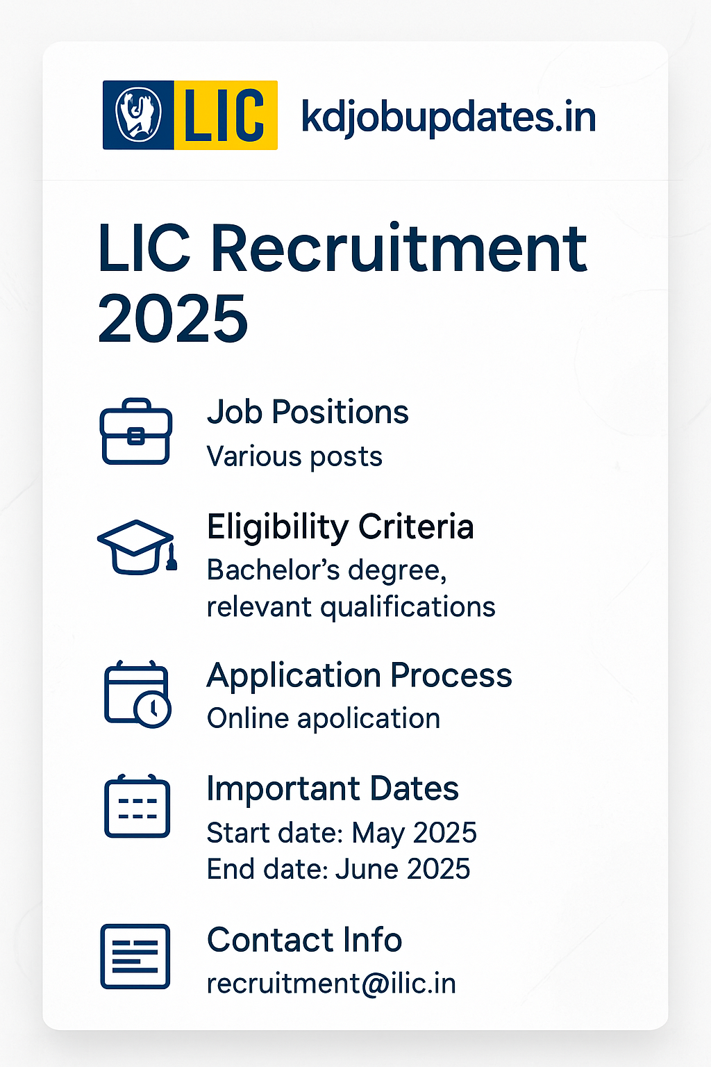 LIC Assistant Engineer & AAO Specialist Recruitment 2025 ― Apply Now