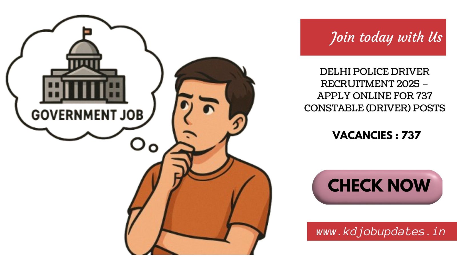 Delhi Police Driver Recruitment 2025 – Apply Online for 737 Constable (Driver) Posts